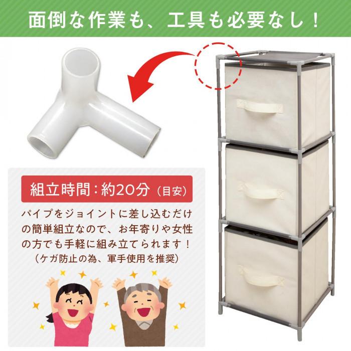 収納ケース 多目的 3段整理ボックス 収納box 保存食保存 タオルストッカー おもちゃ箱 小物収納 キッチン リビング 子供部屋 Co Lifeone Yahoo 店 通販 Yahoo ショッピング