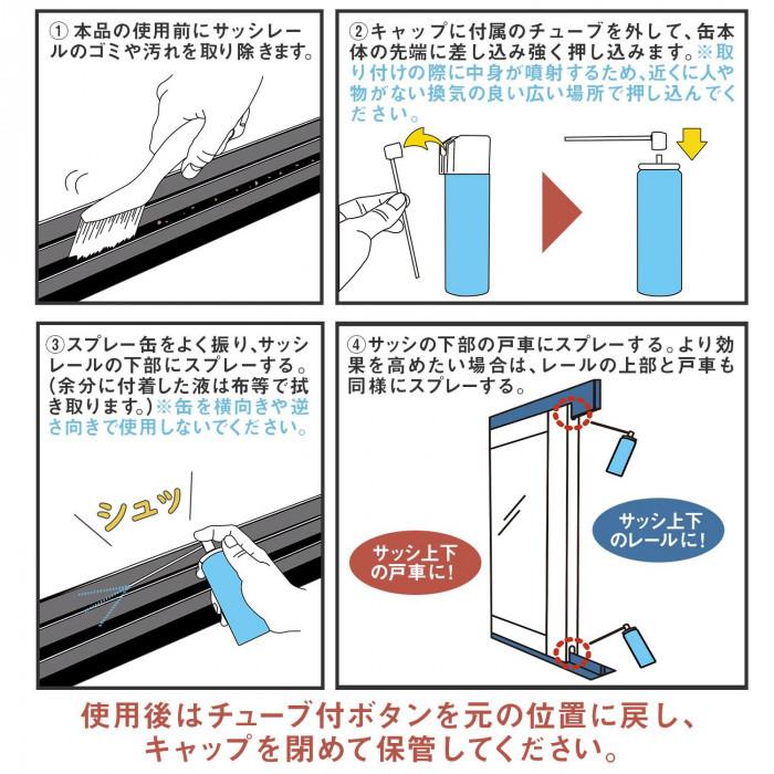 潤滑剤 窓 サッシ 引き戸 レール 鍵穴 開けにくい 閉まらない 動かしにくい 滑りをよくする 窓サッシの潤滑剤 Co Lifeone Yahoo 店 通販 Yahoo ショッピング