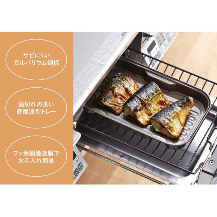 (まとめ) グリルトレー/グリルパン 〔ワイド深型〕 フッ素樹脂加工 調理器具 〔×24個セット〕 【北海道・沖縄・離島配送不可】 まとめ) グリルトレー/グリルパン 【ワイド深型】 フッ素樹脂加工 調理