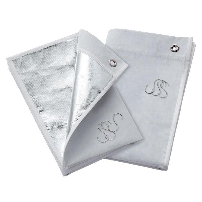 寒さ 対策 窓 断熱 遮光 カーテン 2枚入 80×180cm アルミシート 電気代