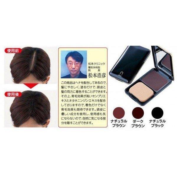 かんたんおしゃれ 頭皮+髪用ファンデーション 簡単白髪隠し 臭わない ヘナ配合 髪にやさしい 薄毛隠し 男女兼用