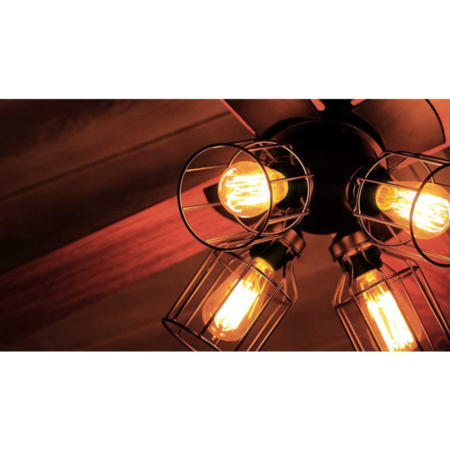 JAVALO ELF シーリングファン ライト LED対応 おしゃれ JE-CF001V