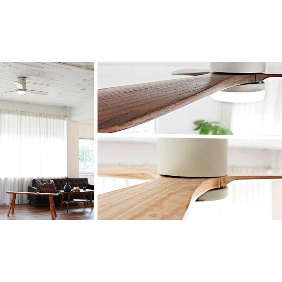 JAVALO ELF シーリングファン ライト LED対応 おしゃれ 木目 (昼白色