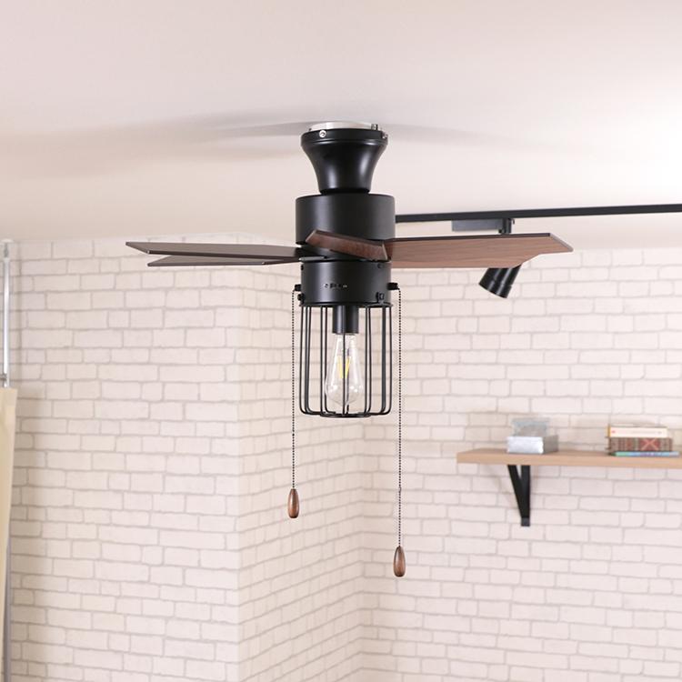 JAVALO ELF シーリングファン ライト LED対応 おしゃれ 木目 JE-CF012