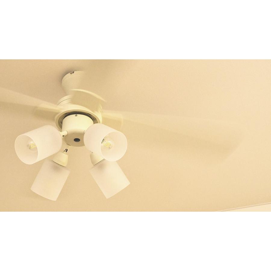 JAVALO ELF シーリングファン ライト LED対応 おしゃれ 木目 4灯 JE