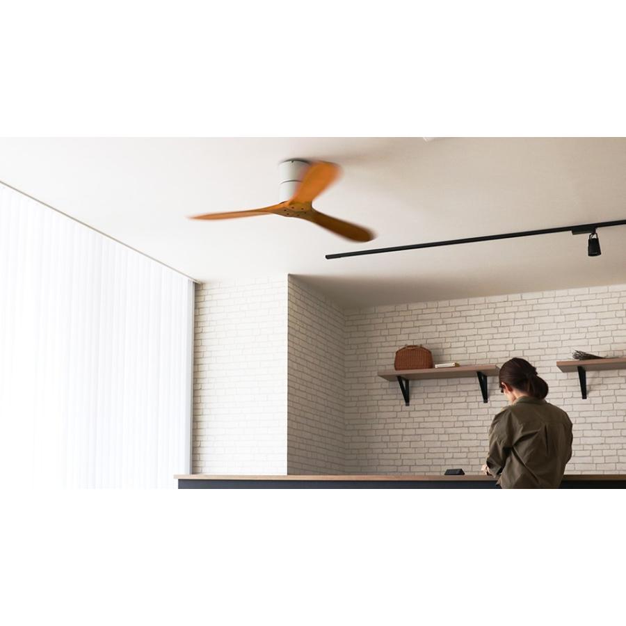 ★シーリングファン リモコン付き　JE-CF025 JAVALO ELF シーリングファン リモコン付き 木目 JE-CF025 掃除 軽量