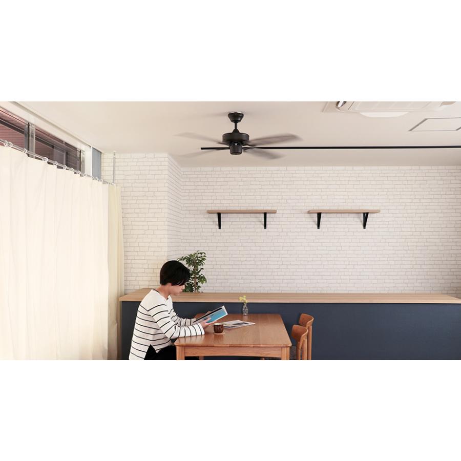 JAVALO ELF シーリングファン リモコン付き 木目 JE-CF026