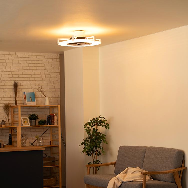 JAVALO ELF シーリングファン ライト LED対応 おしゃれ パネライト