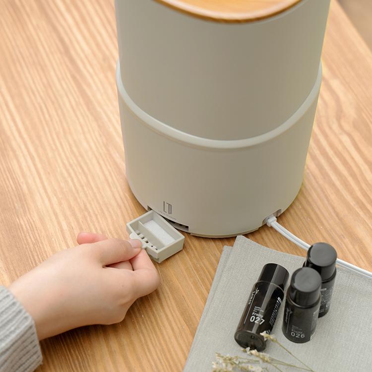 PRISMATE 加湿器 おしゃれ 超音波式 大容量 アロマ きれいなミストで