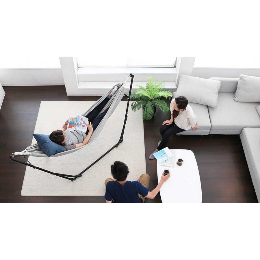 Sifflus ハンモック 自立式 室内 コンパクト スタンド キャンプ 2way