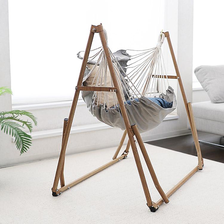 Sifflus 【新カラー ダークウッド登場！】ハンモック 自立式 室内
