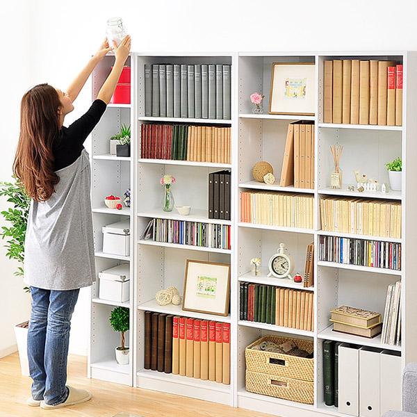 多目的ラック、マガジンラック（幅90cm）オシャレで大容量な収納本棚、CDやDVDラックにも｜Retta-レッタ- |  | 06