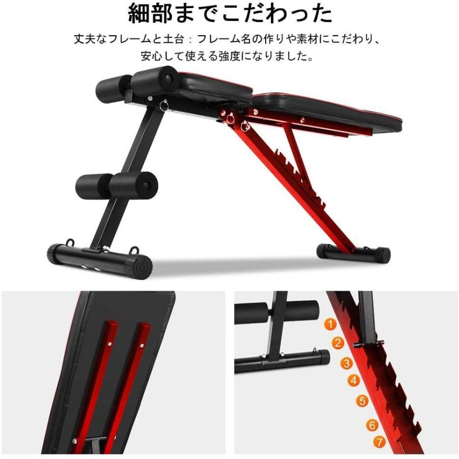 新しい到着 Onetwofitトレーニングベンチ 多機能ダンベルベンチ 折り畳み 背筋 フラットベンチ スペース節約 マルチシットアップベンチ 耐荷重3 魅了 Commerce Converto Com