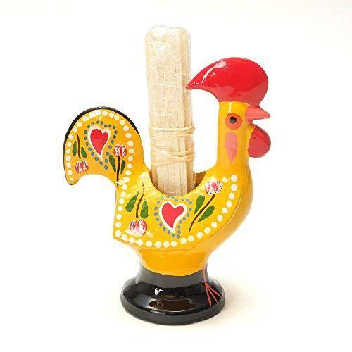 ヨーロッパインテリア カサピース ポルトガル製 メタル ようじ立て 幸せ バルセロスの雄鶏 楊枝立て ピンチョスピック