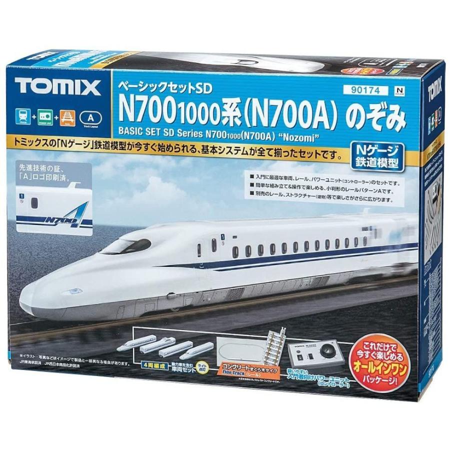 最初の 入門セット 鉄道模型 N700a のぞみ N700 1000系 Sd ベーシックセット Nゲージ Tomix 模型 プラモデル