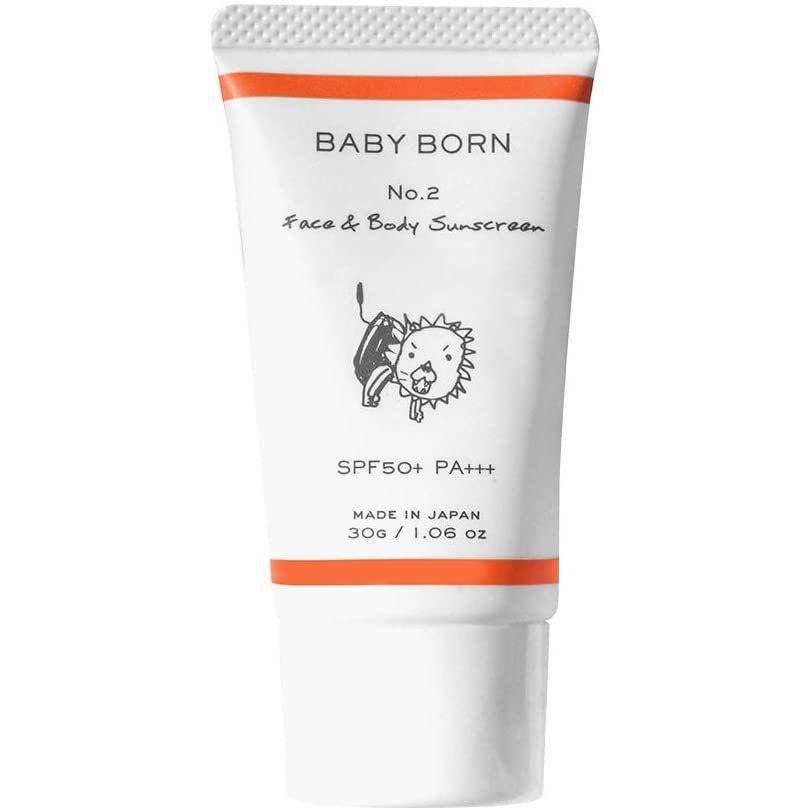 Baby Born ベビーボーン 日焼け止め 赤ちゃんや子どもにも使える Faceamp Body Sunscreen ケア Uv 東原亜希 高 期間限定今なら送料無料