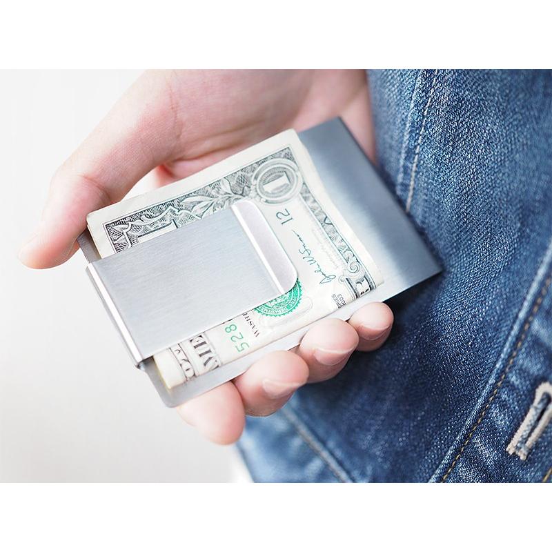 名入れ ギフト 退職祝い 父 上司 夫 記念品 マネークリップ オシャレ 彼氏 誕生日プレゼント カード カッコイイ 名前入り 息子 男性 贈り物 |  | 03