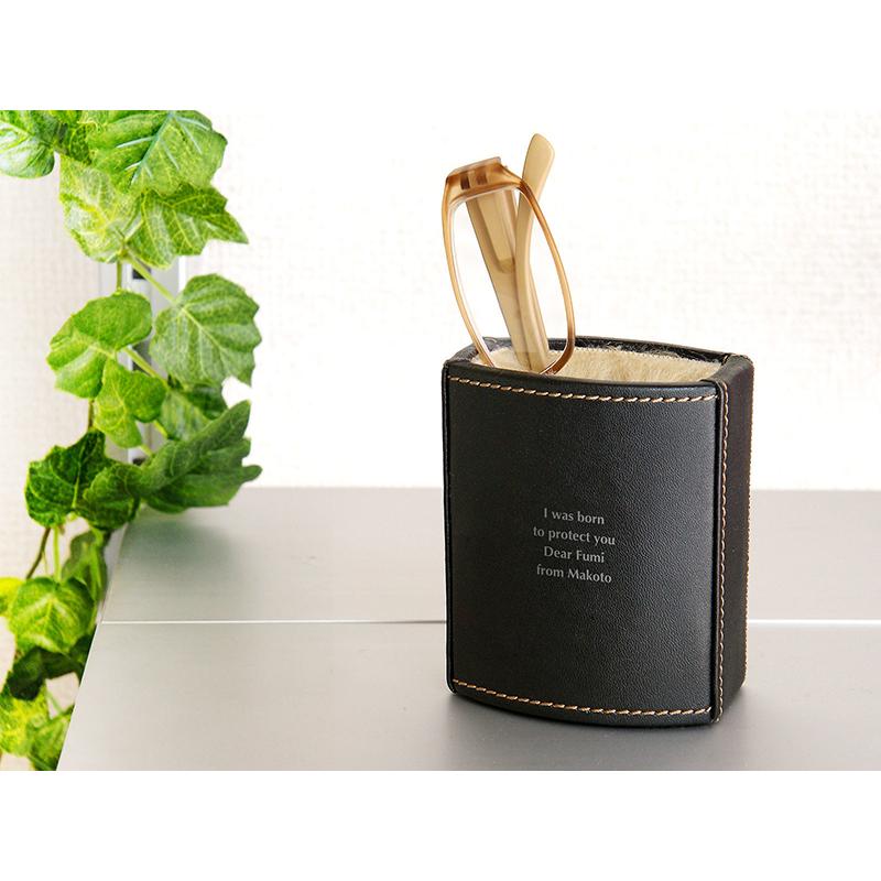 名入れギフト 誕生日プレゼント メガネスタンド ブラック おしゃれ オシャレ 父 母 祖父 祖母 退職祝い メガネ立て 名前入り 贈り物 |  | 03