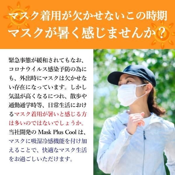 マスク用インナーパッド Mask Plus+クール 90枚入 冷感 吸湿冷感機能