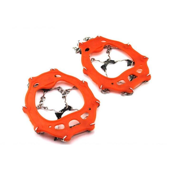 8本氷爪 アイゼン プロモーション雪地滑り止め 8歯 氷 漁具 釣り靴