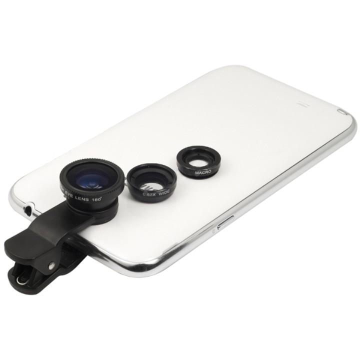広角&amp;マクロになるレンズの先に取り付けるレンズ スマートフォンに取り付けるだけ！撮影範囲が広がる“広角レンズ”と遠く