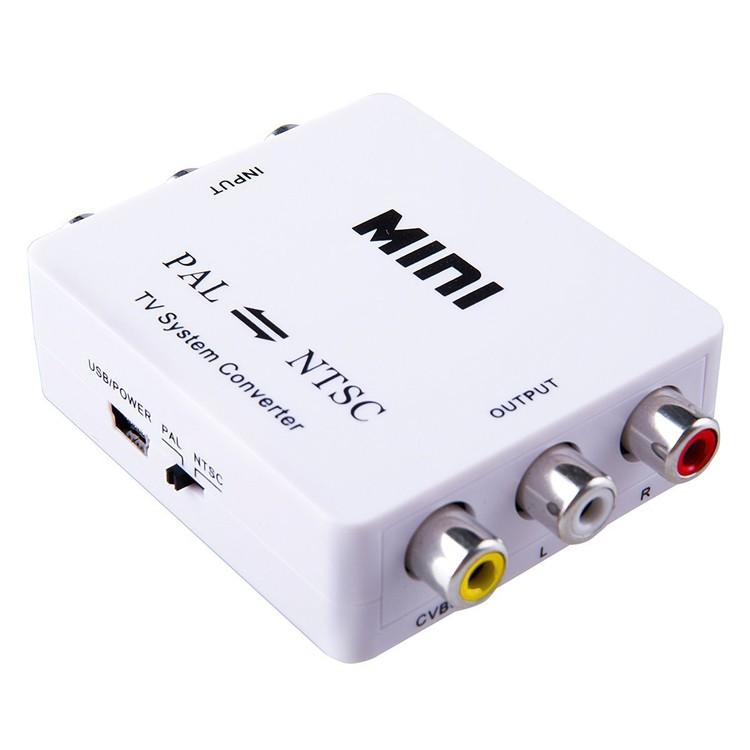 NTSC-PAL 形式変換アダプター 双方変換コンバーター USBケーブル付き