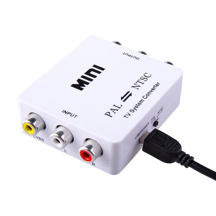 NTSC-PAL 形式変換アダプター 双方変換コンバーター USBケーブル付き
