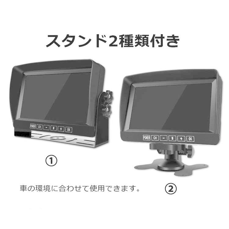 デジタルワイヤレスバックカメラセット 2分割 録画機能搭載 720P高
