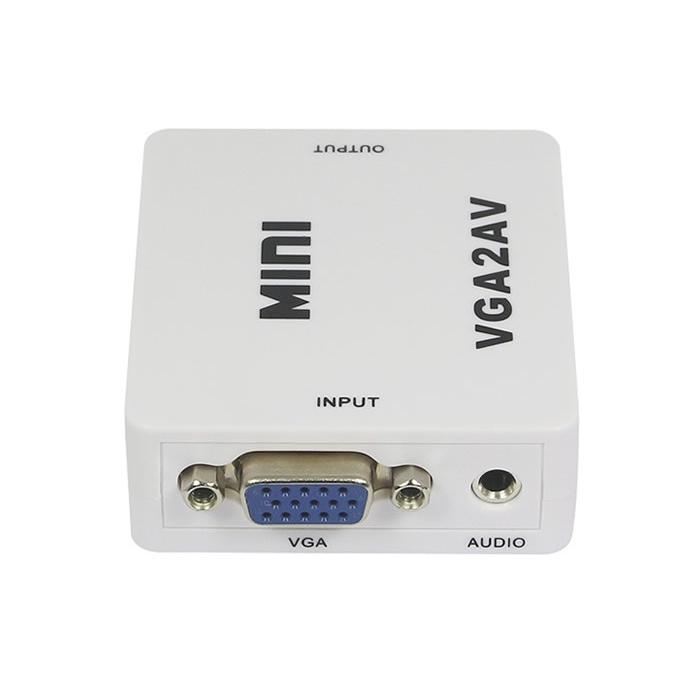 VGA⇒AV（コンポジット）変換アダプタ 音声出力 NTSC、PAL変換 1080P対応 VGA信号をコンポジット信号に変換 LP-VGA2AV｜lifepowershop｜03