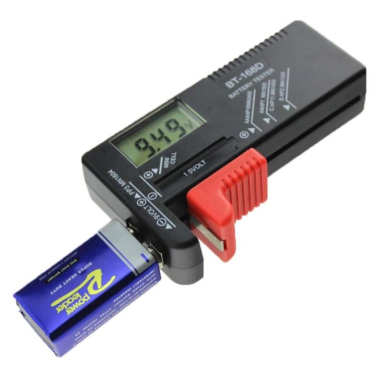 バッテリーチェッカー デジタル表示 バッテリーテスター 電池チェック 乾電池残量測定 ボタン電池 9V電池対応 電源不要 コンパクト 単三単四対応  LP-ANBT168D :LP02377:ライフパワーショップ - 通販 - Yahoo!ショッピング
