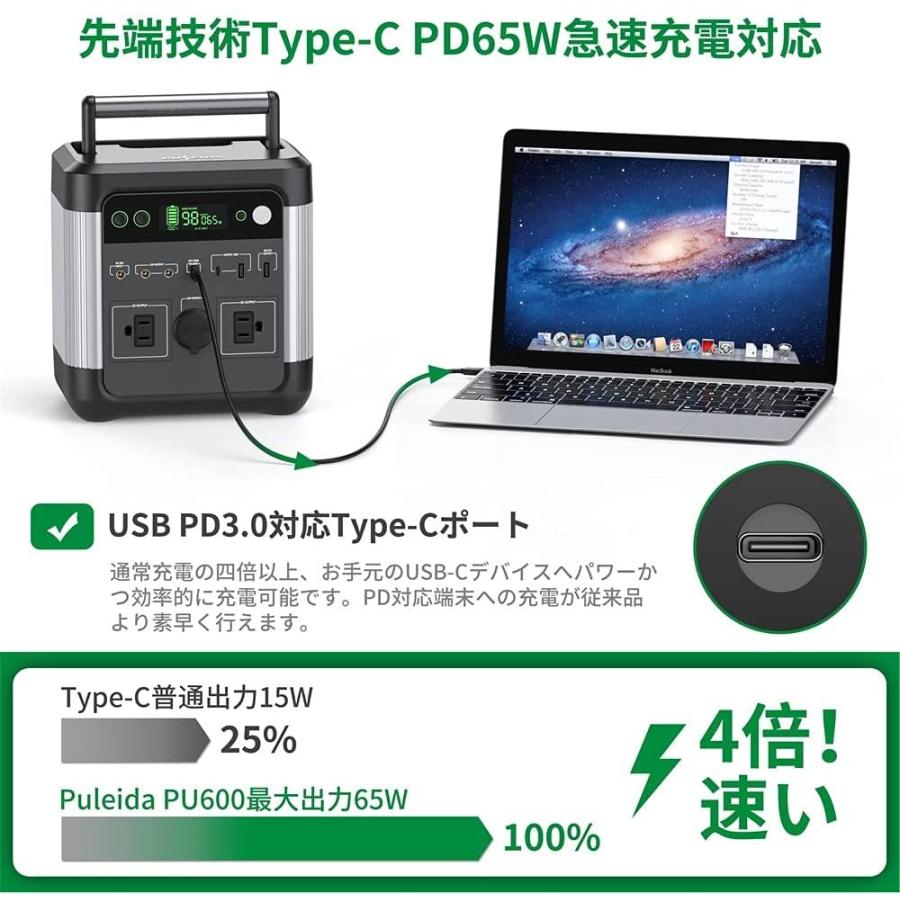 即納 ポータブル電源 950W 防災 災害 大容量 140,000mAh ソーラー充電 蓄電池 発電機 バッテリー 充電器 LEDライト 9台同時充電 家庭用 アウトドア 送料無料｜liferoomstore｜06