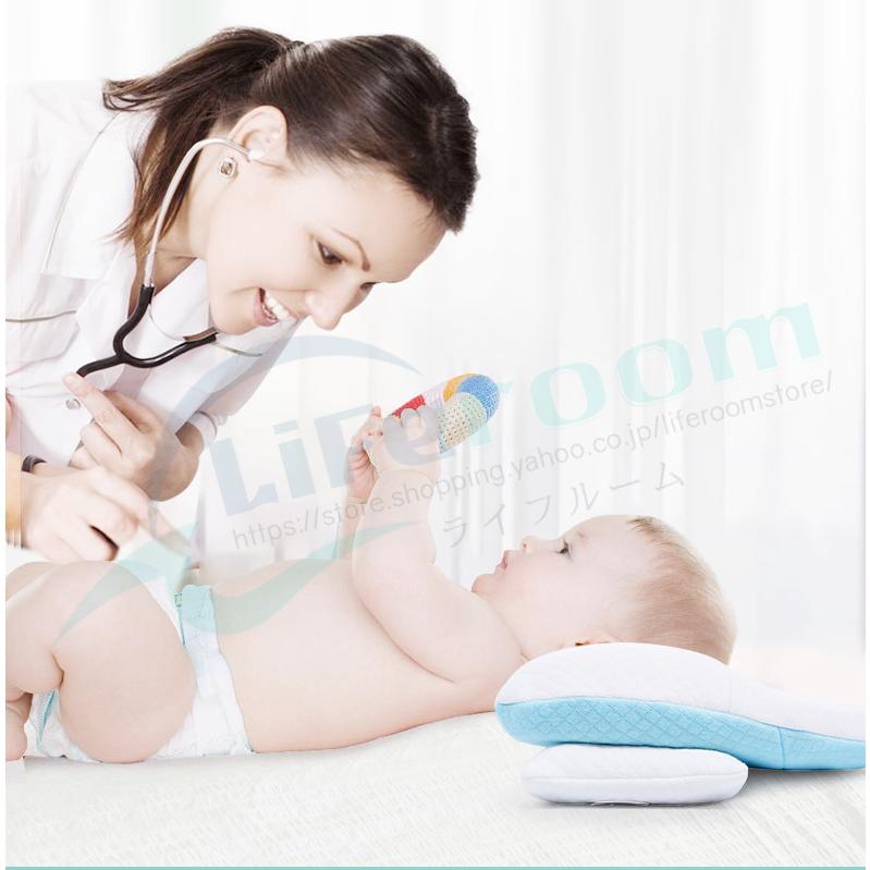 最高品質の 赤ちゃん 枕 ドーナツ枕 ベビー枕p 洗える ベビーピロー 絶壁防止 新生児 桃