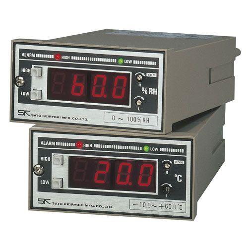 SATO 佐藤計量器 温湿度表示器 デジタルパネルメータ− EDMシリーズ （表示のみ） EDM-00 8087-00｜lifescale