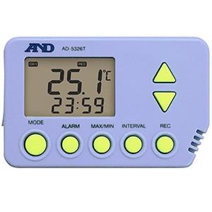 A＆D デジタル温度データロガー （外部温度センサ付き） AD-5326TT｜lifescale