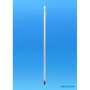 安藤計器 赤液精密棒状温度計 1-56-7N （0〜100℃）