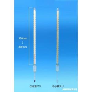 共通スリ合せ付二重管温度計 （360℃ 【海水】 スリ合わせ） 1-81-45