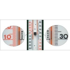 安藤計器 水銀ゼロ U字型最高最低温度計 AU-4050GR (-40〜50 安藤計器 水銀ゼロ U字型最高最低温度計 AU-4050GR (-40〜50