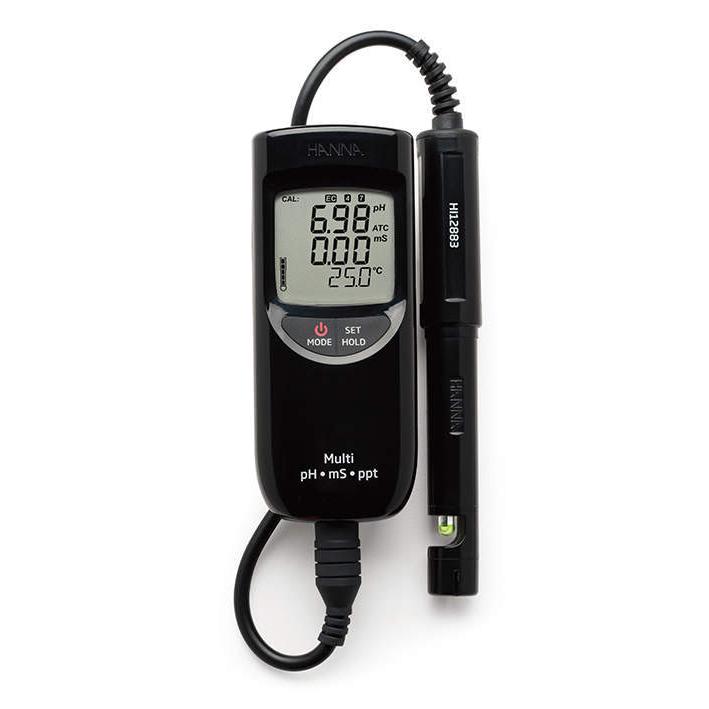 pH⁄EC⁄TDS⁄℃テスター／HI 98129、HI 98130（コンボ 1、2）