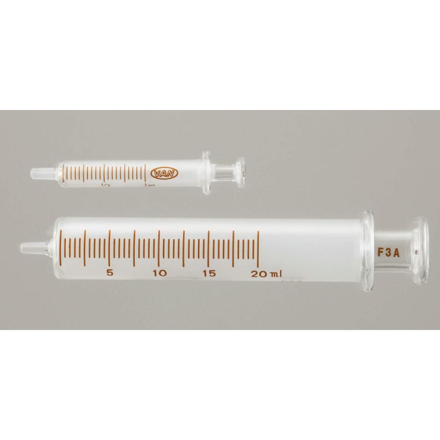 VAN （翼工業） 硝子注射器 ガラス先 20ml : 生活計量(ライフスケール