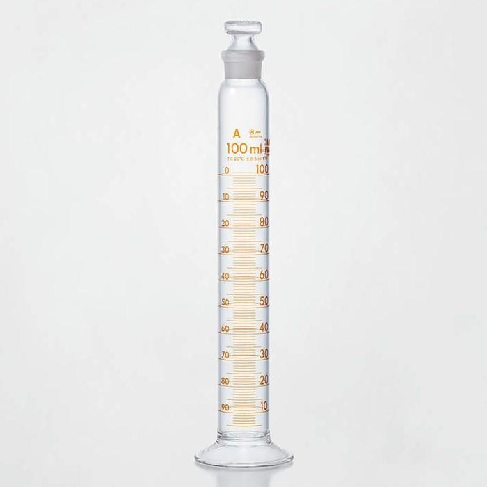 IWAKI 有栓メスシリンダー ニュースタンダード 1000ml : 生活計量