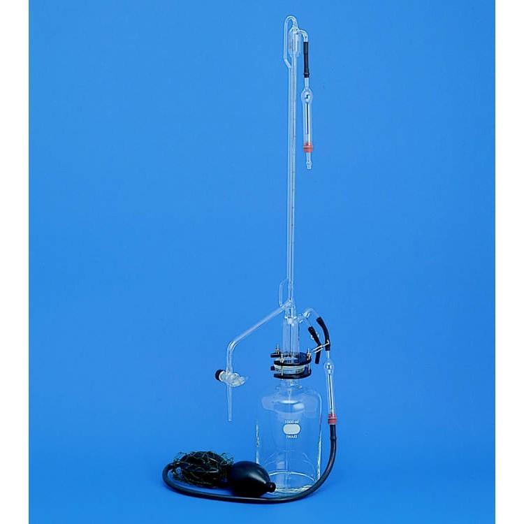 IWAKI 自動ビューレット 平面ジョイント式 PTFEコック付 白 50ml F-2103BURET-P50S