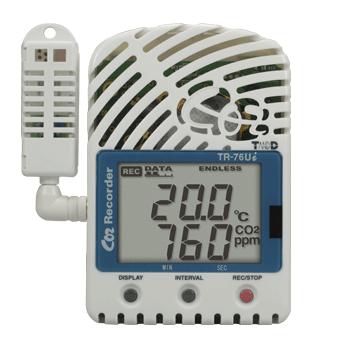 生活計量(ライフスケール)T＆D CO2・温度・湿度データロガー おんどとり TR-76Ui 日本人気超絶の