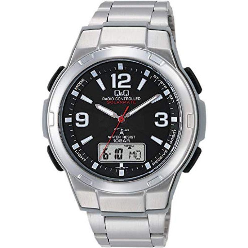 メリット シチズン Q Q 腕時計 アナログ 電波 ソーラー 防水 日付 メタルバンド Md08 5 メンズ ブラック 中古 品 Www Superavila Com