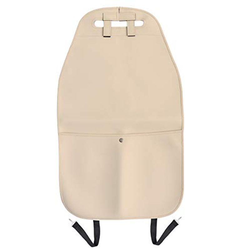 Vorcool キックガード 車用 カー シートバックプロテクター シートバック取付簡単 汚れ防止 カバー 垂れ防止コーナー 大容量収納用ポ ベビーカーアクセサリー Ensino Ssp Go Gov Br