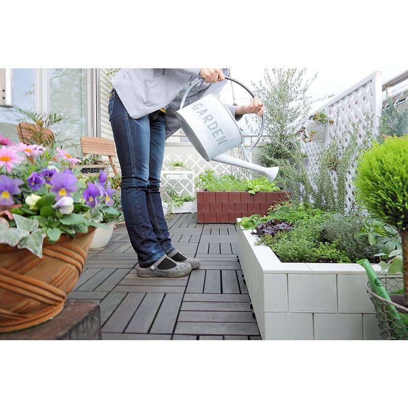 システムファーム（組立て式花壇・菜園） 60cm×90cm×2段 セット チャコールブラウン チャコールブラウン 組立て式花壇 菜園 60cm×90cm×2段 セット