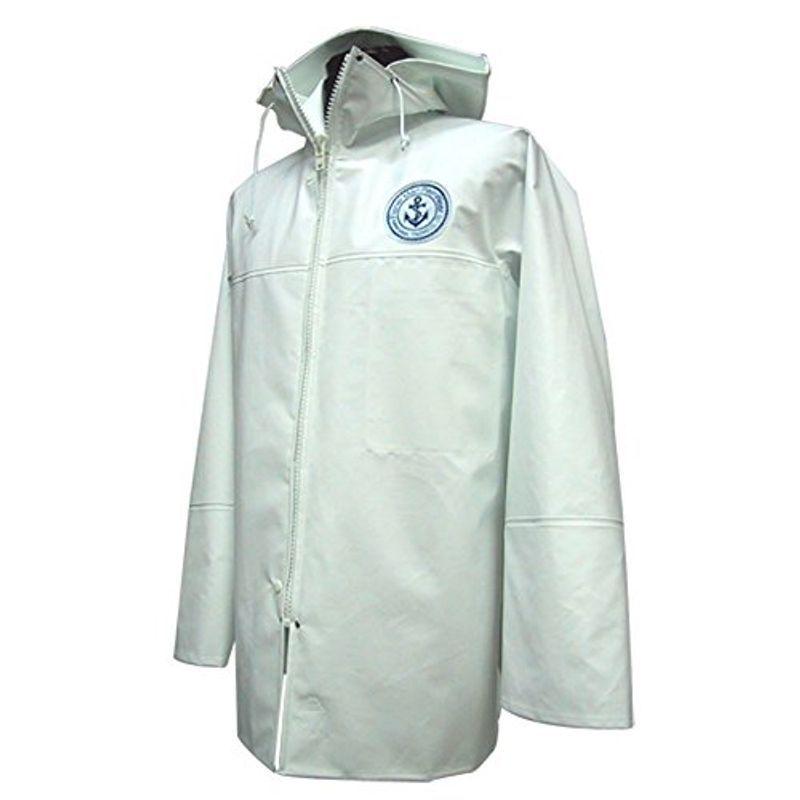 KURAHUTERU(クラフテル) イカリ印 フィッシャーマン レインウエアー ジャンパー 2L 白 11EA021