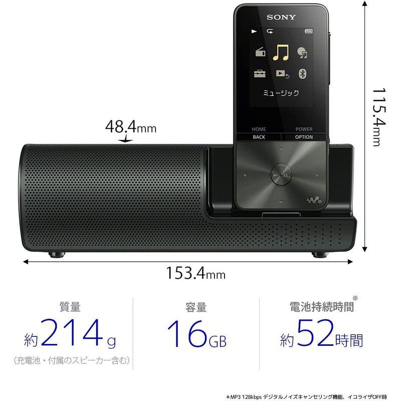 ソニー ウォークマン Sシリーズ 16GB NW-S315K : MP3プレーヤー Bluetooth対応 最大52時間連続再生 イヤホン/ ウォークマン Sシリーズ 16GB NW S315K MP3プレーヤー Bluetooth対応 最大52時間連続再生 イヤホン/