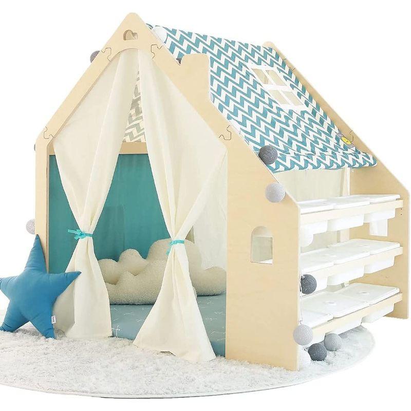 naspa(ナスパ) プレイハウスマルチボックス型 フレームのみ ot-na2 ベビージム、室内遊具