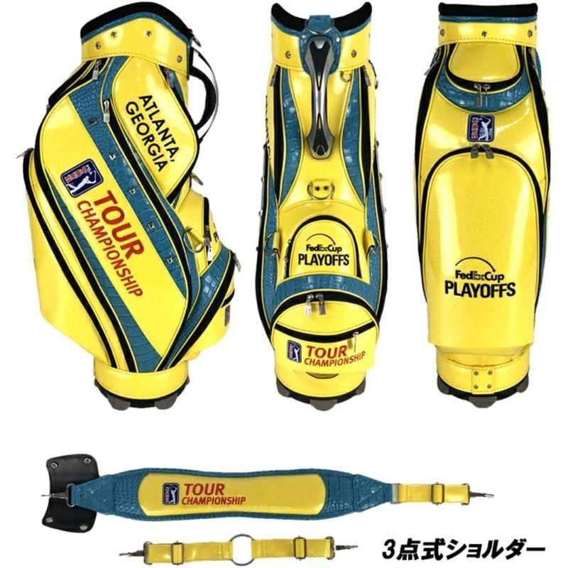 【日本未発売】 PGA TOUR キャディバッグ CB-3513 (イエロー/ターコイズブルー) 【M3953541513】(21204円)