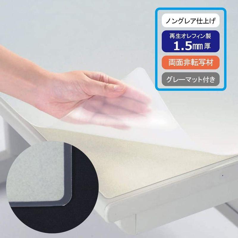 ライオン事務器 デスクマット 1445×715mm No.2-FR グレーフェルト付 オフィス用品 ライオン事務器 デスクマット 1190×690mm No.127-PSK グリーンマット付